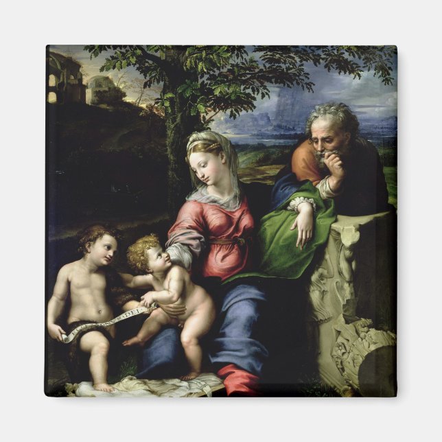 The Holy Family of the Oak Tree, c.1518 Magnet (Front)