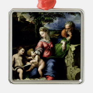 The Holy Family of the Oak Tree, c.1518 Metal Tree Decoration