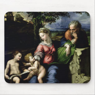 The Holy Family of the Oak Tree, c.1518 Mouse Pad