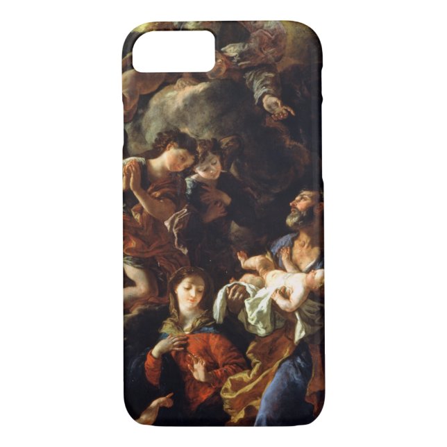 The Holy Family (oil on canvas) Case-Mate iPhone Case (Back)