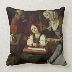 The Holy Family (oil on canvas) (for details see 9 Cushion