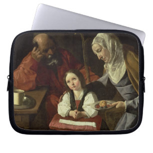 The Holy Family (oil on canvas) (for details see 9 Laptop Sleeve