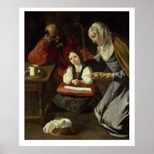 The Holy Family (oil on canvas) (for details see 9 Poster