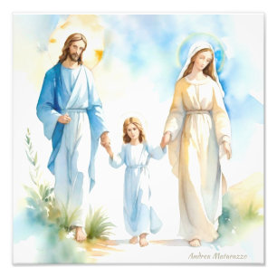 The Holy Family Photo Print