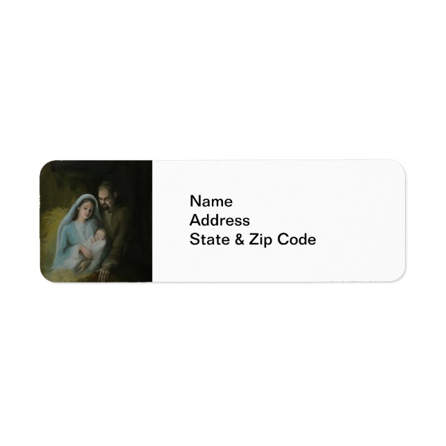 The Holy Family Return Address Label (Front)