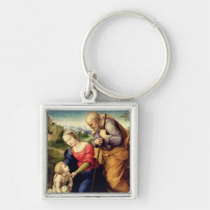 The Holy Family with a Lamb, 1507 Key Ring