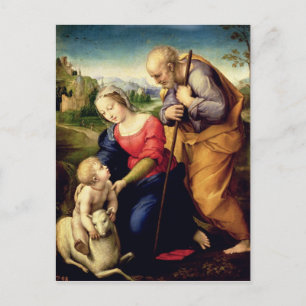 The Holy Family with a Lamb, 1507 Postcard