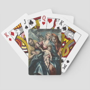 The Holy Family with Mary Magdalen El Greco Spain Playing Cards