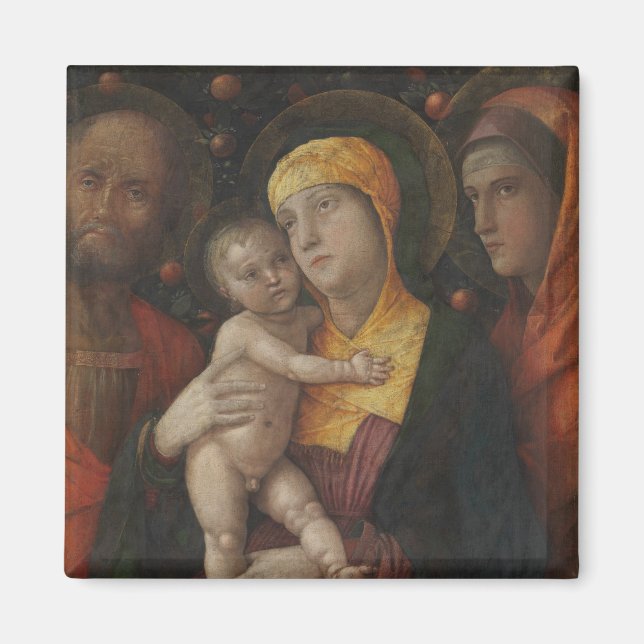 The Holy Family with Saint Mary Magdalene Magnet (Front)