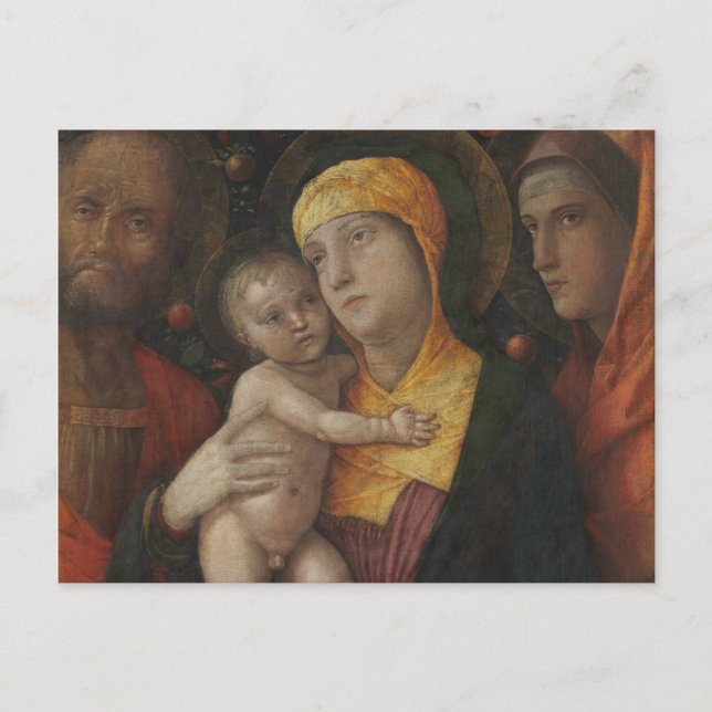 The Holy Family with Saint Mary Magdalene Postcard (Front)