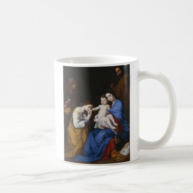 The Holy Family with Saints Anne and Catherine Coffee Mug (Right)