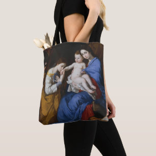 The Holy Family with Saints Anne and Catherine Tote Bag