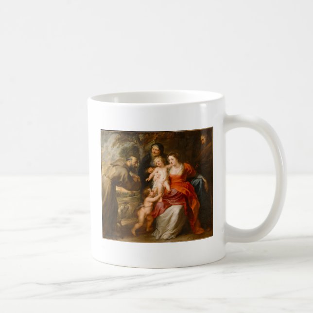 The Holy Family with Saints Coffee Mug (Right)
