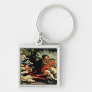The Holy Family with St. Catherine of Key Ring