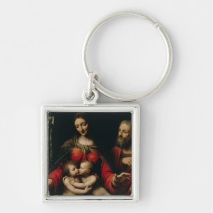 The Holy Family with the Infant St. John Key Ring