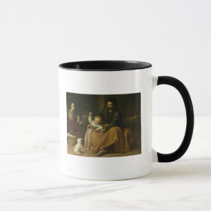The Holy Family with the Little Bird, c.1650 Mug