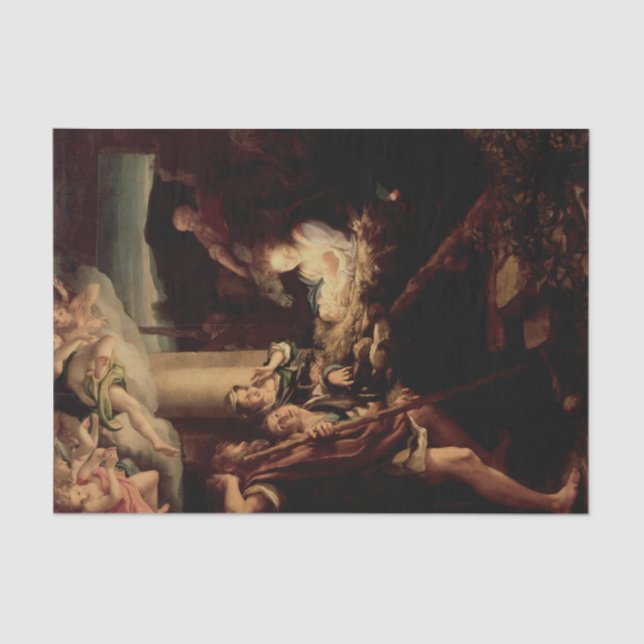 The Holy Night by Correggio  Tissue Paper (Front)