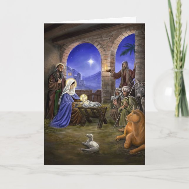 The Holy Night Holiday Card (Front)