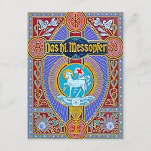 The holy sacrifice-messopher postcard