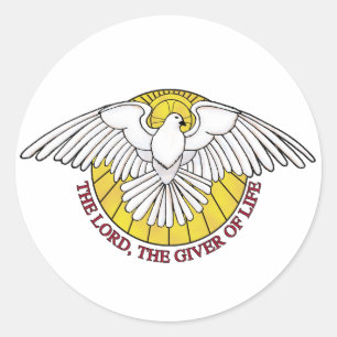 The Holy Spirit Classic Round Sticker