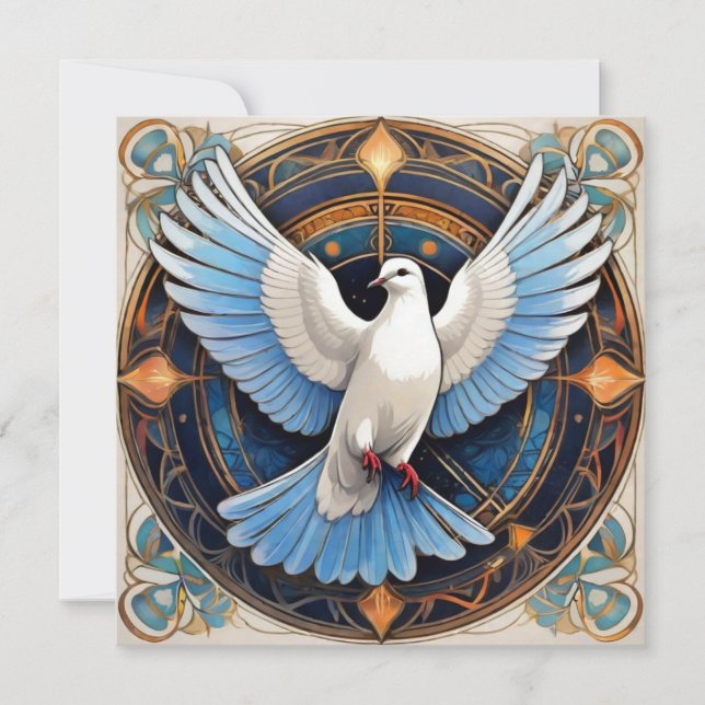 The Holy Spirit (dove) 2 Thank You Card (Front)