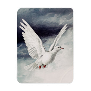 The holy spirit in the form of a Dove Magnet