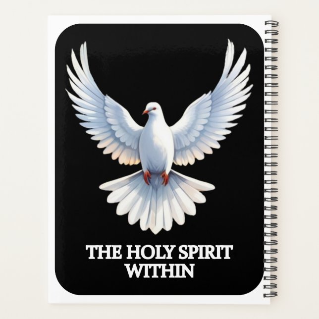 The Holy Spirit Within (dove) 1 Planner (Back)