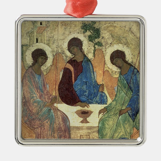 The Holy Trinity, 1420s Metal Tree Decoration (Front)