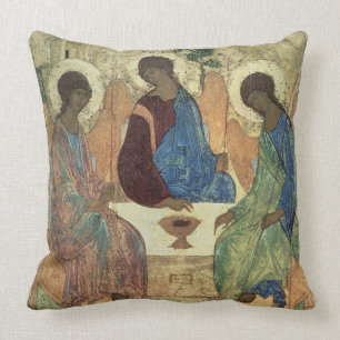 The Holy Trinity, 1420s (tempera on panel) Cushion