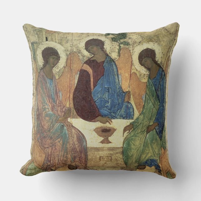 The Holy Trinity, 1420s (tempera on panel) Cushion (Front)