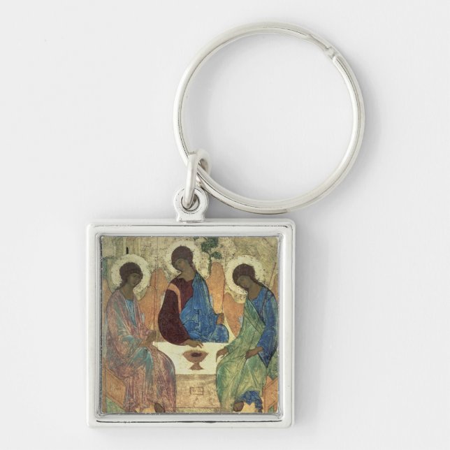 The Holy Trinity, 1420s (tempera on panel) Key Ring (Front)