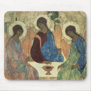 The Holy Trinity, 1420s (tempera on panel) Mouse Pad