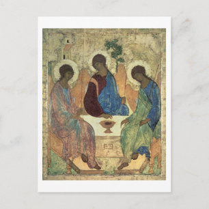 The Holy Trinity, 1420s (tempera on panel) Postcard