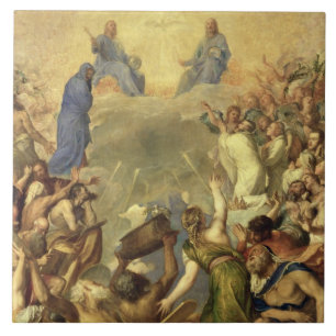 The Holy Trinity, 1553/54 (oil on canvas) Ceramic Tile
