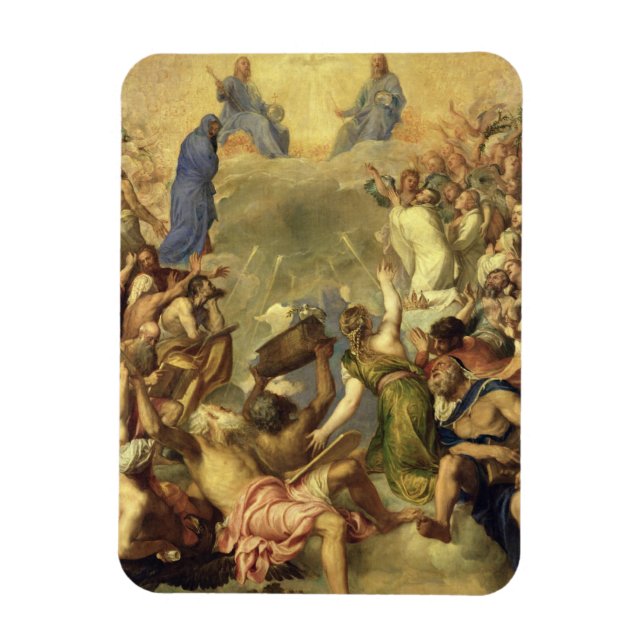 The Holy Trinity, 1553/54 (oil on canvas) Magnet (Vertical)
