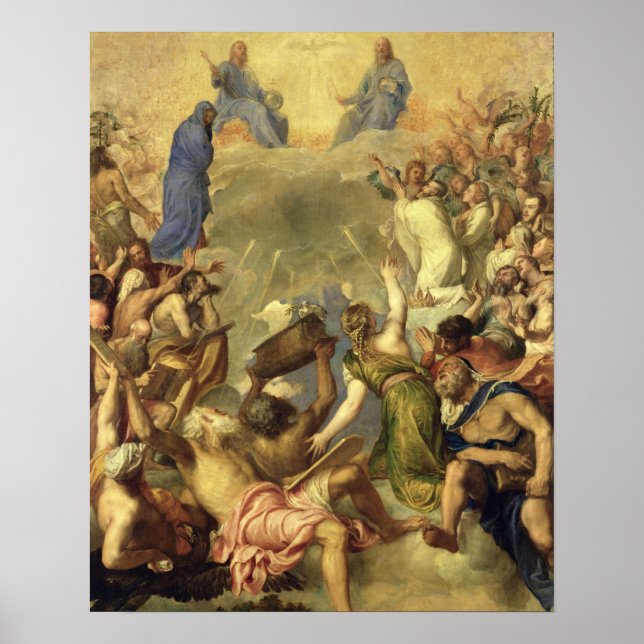The Holy Trinity, 1553/54 (oil on canvas) Poster (Front)