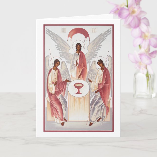 The Holy Trinity Card (Orchid)
