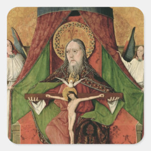The Holy Trinity from the Mosol Altarpiece Square Sticker