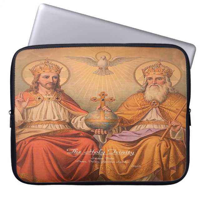 The Holy Trinity Laptop Sleeve (Front)