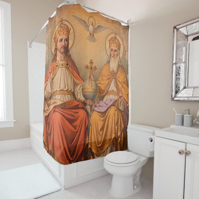 The Holy Trinity NL Shower Curtain (In Situ)