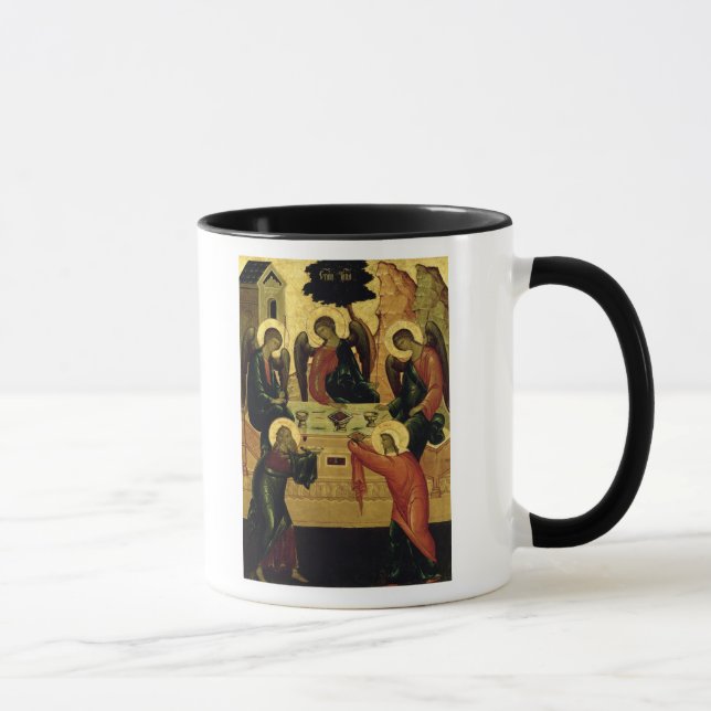 The Holy Trinity, Novgorod School, 15th century Mug (Right)