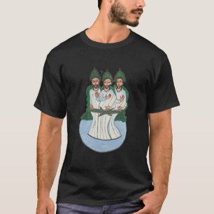 The Holy trinity Vintage Folk art painting T-Shirt