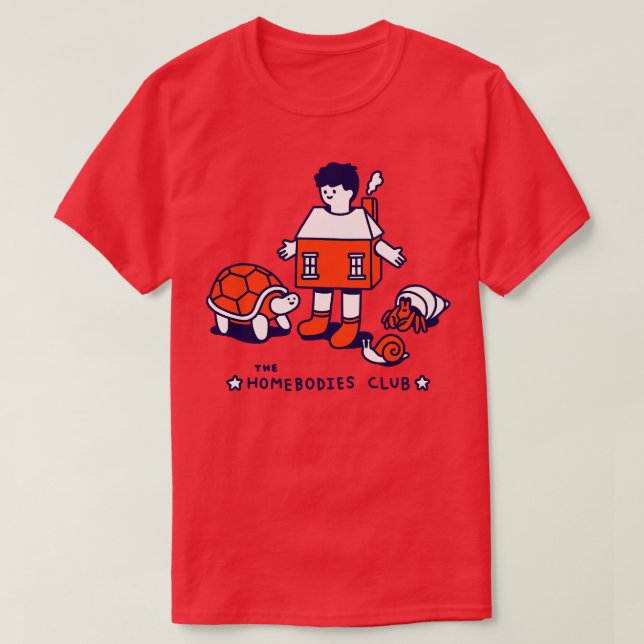 The Homebodies Club T-Shirt (Design Front)