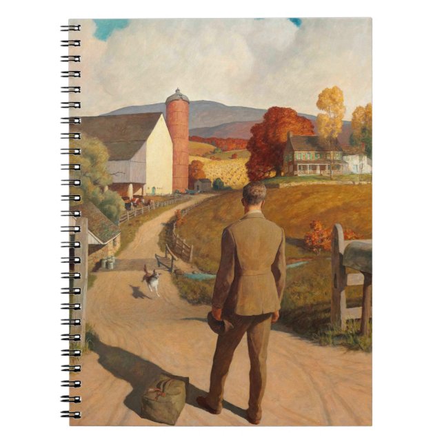 The Homecoming, 1945 by Newell Convers Wyeth Notebook (Front)