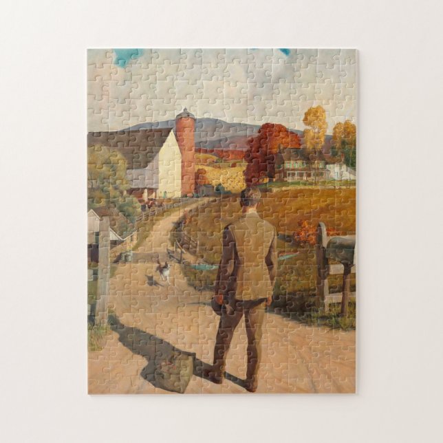 The Homecoming by Newell Convers Wyeth Jigsaw Puzzle (Vertical)