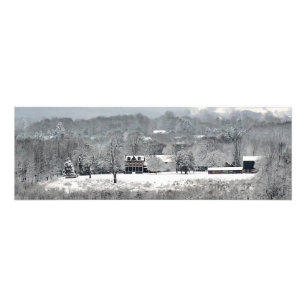 The Homestead In Winter Photo Print