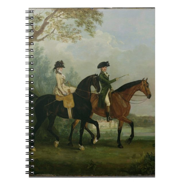 The Hon. Marcia Pitt Riding with her Brother, the Notebook (Front)