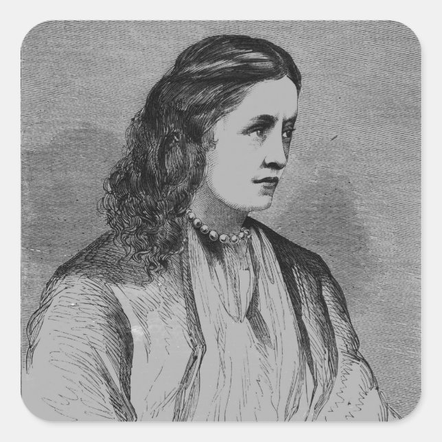 The Hon. Mrs Yelverton Square Sticker (Front)