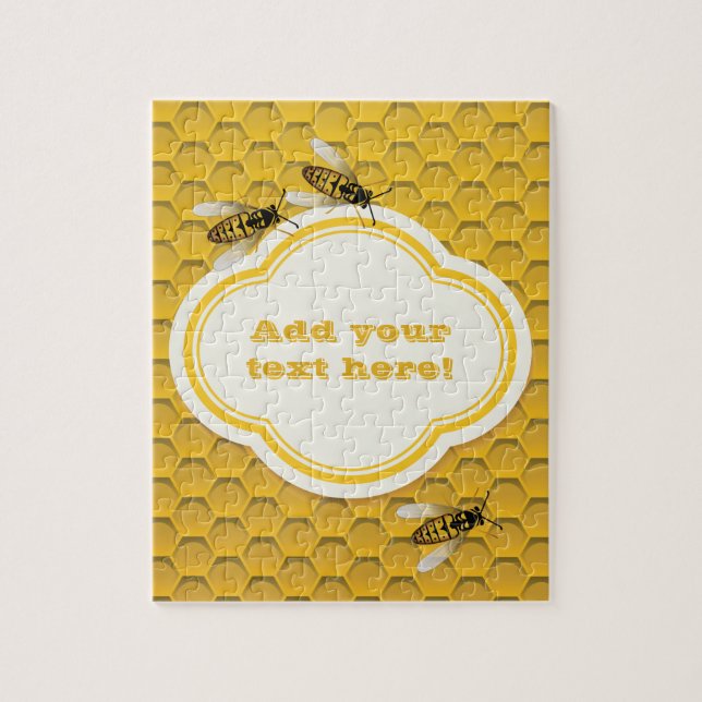 The Honeycomb and Bees Jigsaw Puzzle (Vertical)