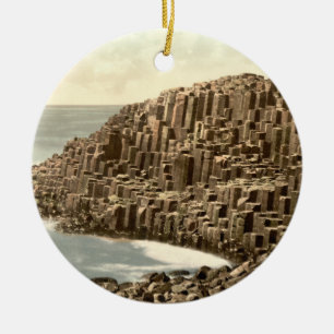 The Honeycombs, Giant's Causeway, Co Antrim Ceramic Tree Decoration